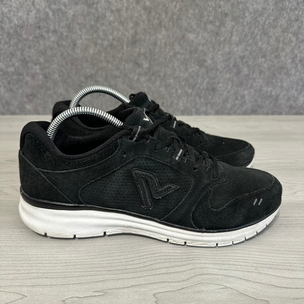 Vionic Revive Sneakers Mens 9 Blk Suede Walking Shoes FMT Technology Sporty - Picture 3 of 10